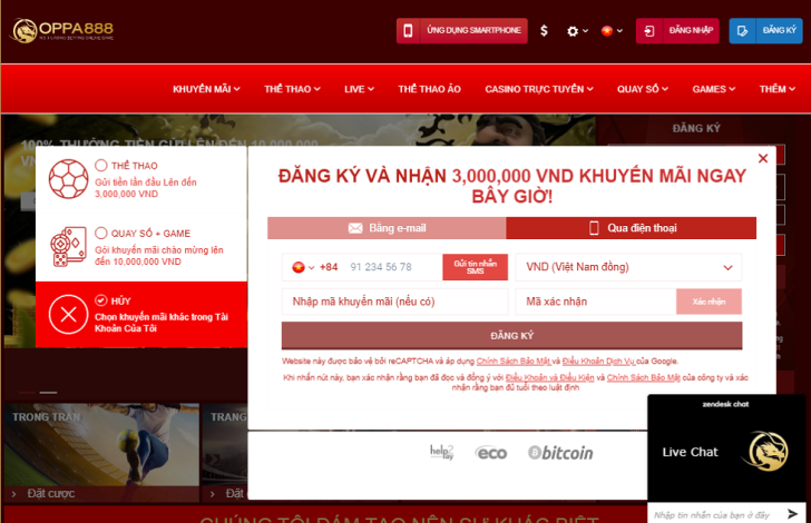 Hướng dẫn bạn đăng ký Oppa888 nhanh nhất