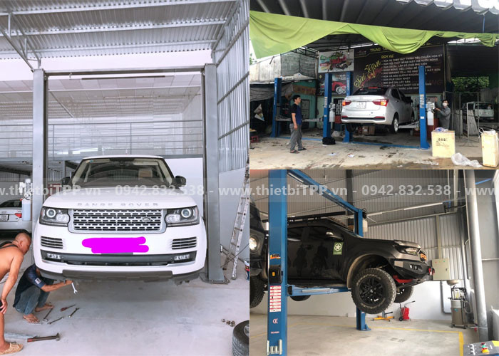 Top 3 cầu nâng 2 trụ 4 tấn chính hãng phổ biến nhất - Công ty Tiến Thành