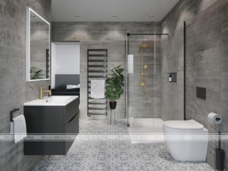 Các mẫu gạch lát nhà vệ sinh (toilet) Đẹp – Sang – Xịn – Giá Tốt
