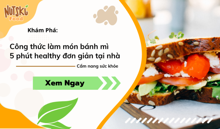 Cách làm món bánh mì Healthy đơn giản tại nhà