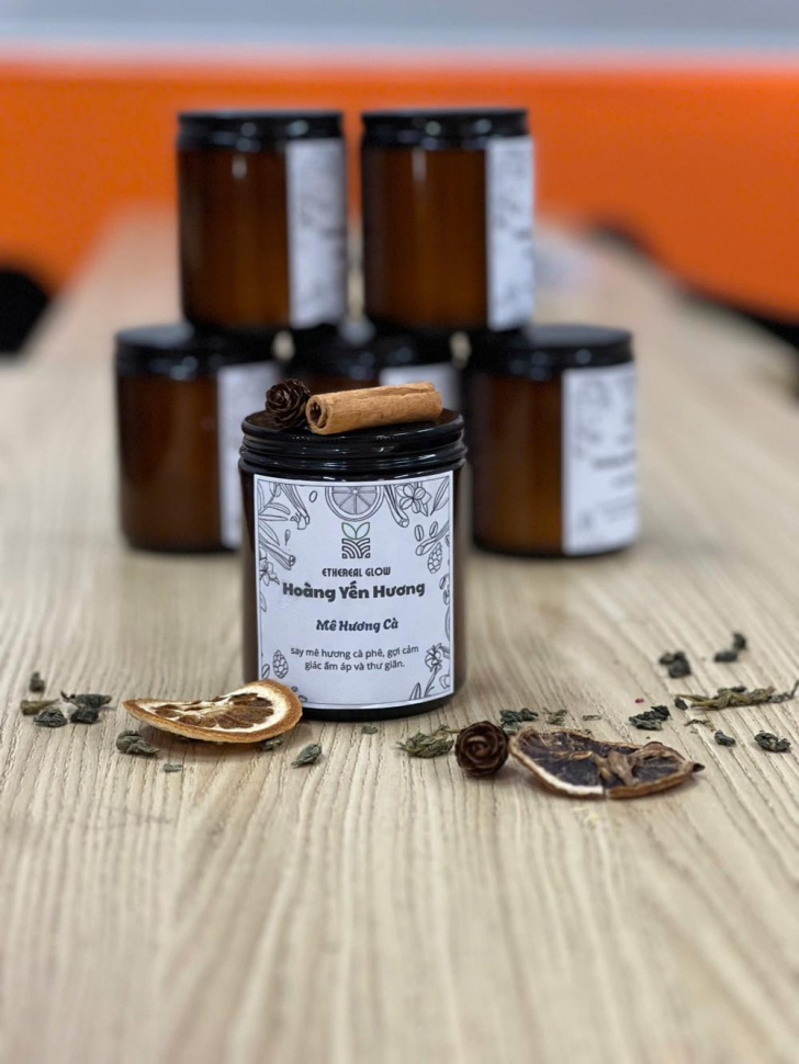 Nến thơm cao cấp Mê Hương Cà