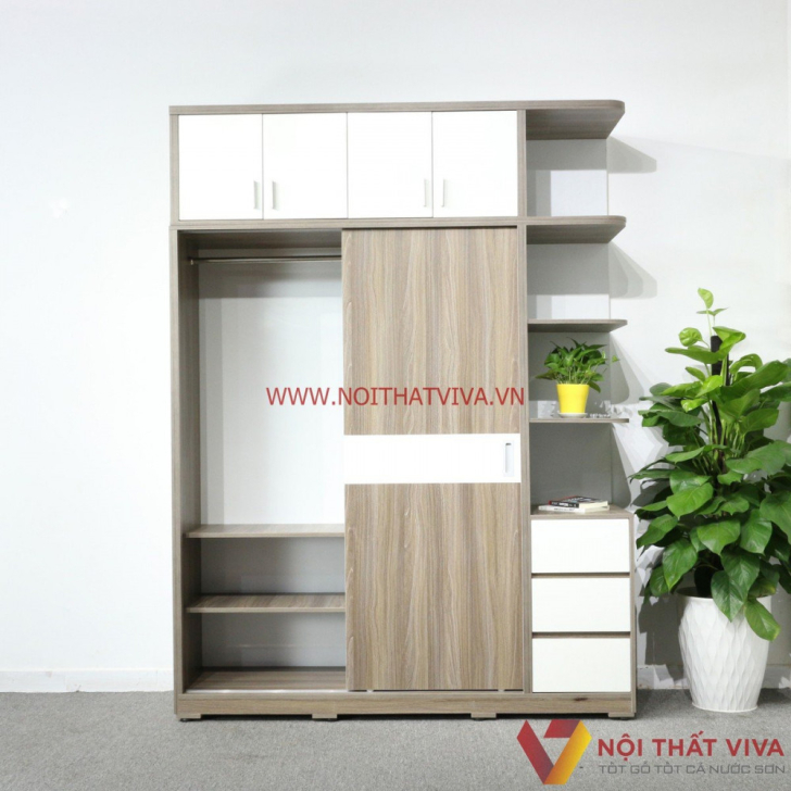 Tổng hợp tủ quần áo gỗ MDF giá rẻ TP.HCM đa mẫu mã, đa phong cách