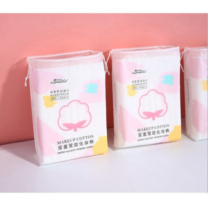 Review Bông tẩy trang Lameila Nội địa Trung túi 222