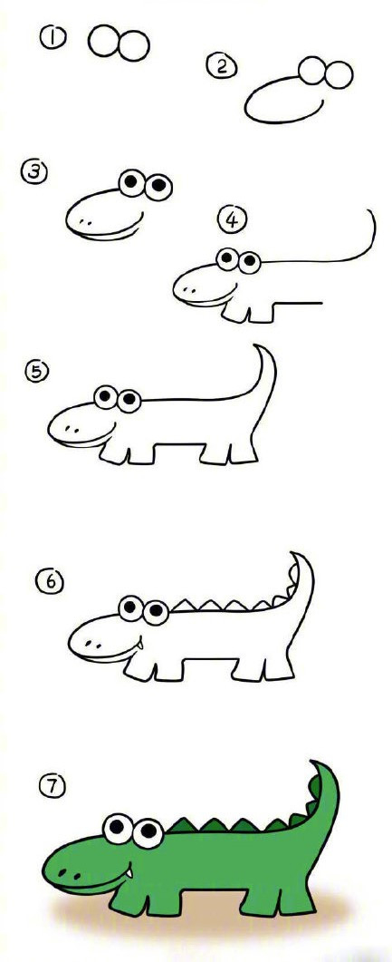 60 cách vẽ hình con vật đơn giản và dễ thương cho bé học vẽ