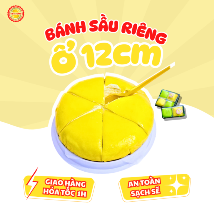 Thật sự đáng thử: Bánh crepe sầu riêng ngàn lớp TBT Food chinh phục cả những người khó tính