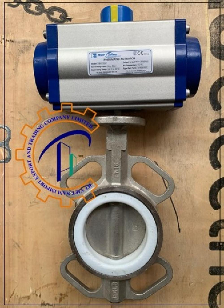 Van bướm inox điều khiển khí nén – vangiatot
