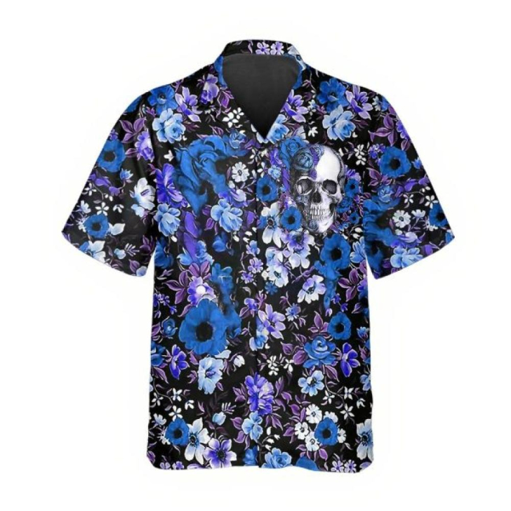 Embrace the Dark Side: Skull Hawaiian Shirt for a Unique Summer Look