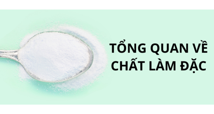 TỔNG QUAN VỀ CHẤT LÀM ĐẶC - PHỤ GIA THỰC PHẨM: ĐẢM BẢO AN TOÀN VÀ CHẤT LƯỢNG THỰC PHẨM