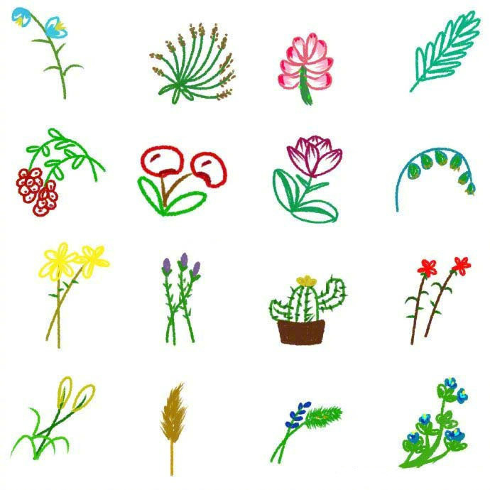 Cách Vẽ 100 Loài Cây Cối Hoa Lá Siêu Đơn Giản - Nấm