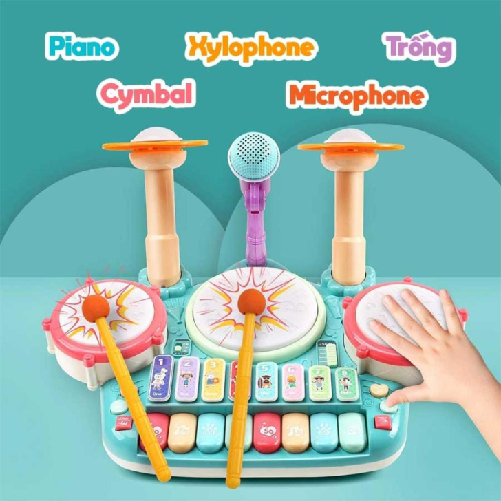 Khơi Dậy Đam Mê Nhạc Ở Bé Với Bộ Nhạc Cụ Đa Năng Peek A Boo