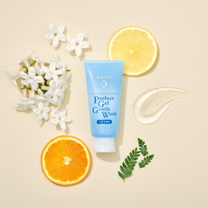 Review gel rửa mặt dịu nhẹ dành cho da nhạy cảm Senka Perfect Gel Gentle  Wash - My My