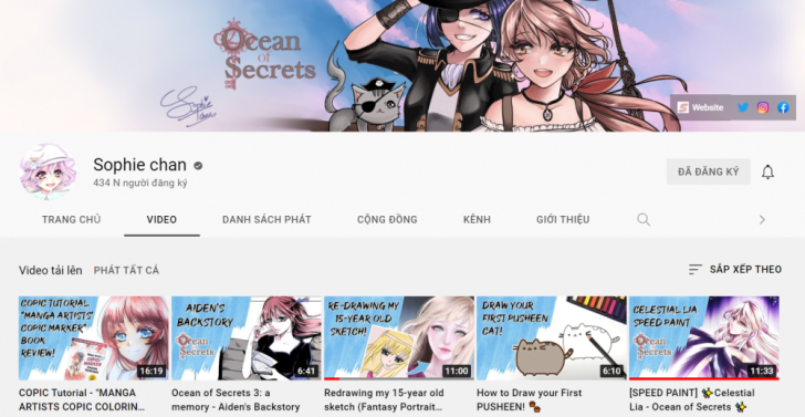 Những kênh youtube có nét vẽ siêu đẹp cho bạn yêu học vẽ anime ...