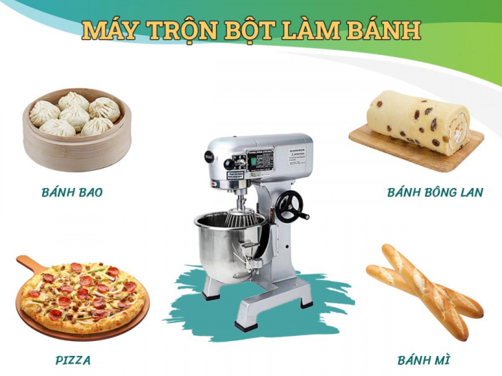 Ưu điểm nổi bật ở máy trộn bột mini gia đình bạn cần biết