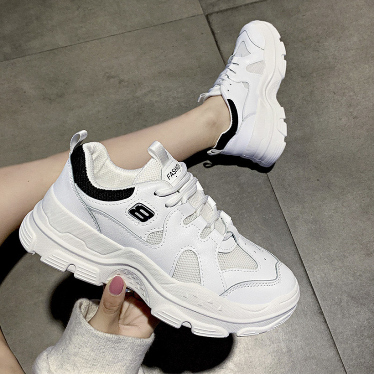 BỘ SƯU TẬP GIÀY SNEAKER NỮ TRẮNG KHIẾN NÀNG MÊ MẨN CỦA GIAYBOM