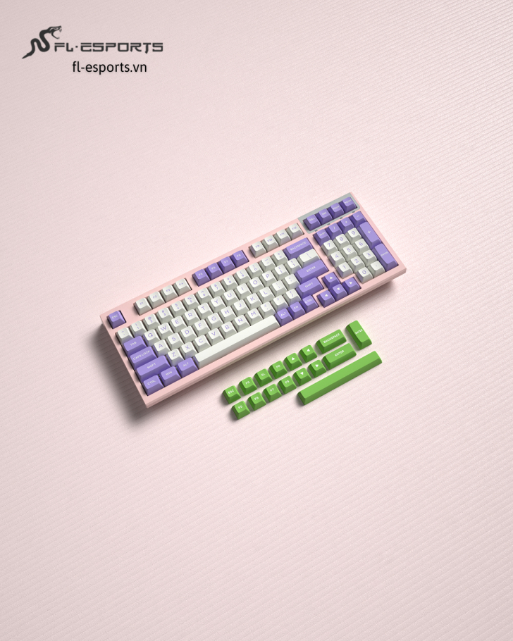 FL-Esports OG98 Bàn Phím Cơ Phong Cách Retro Mới Của FL - flesportsvn