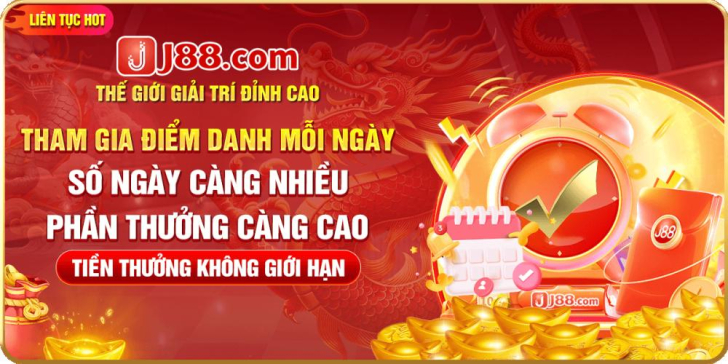 Tham Gia Điểm Danh Mỗi Ngày Tại J88