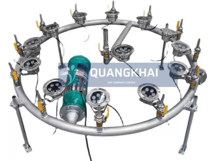 Thiết kế thi công đài phun nước tại Bạc Liêu Sóc Trăng