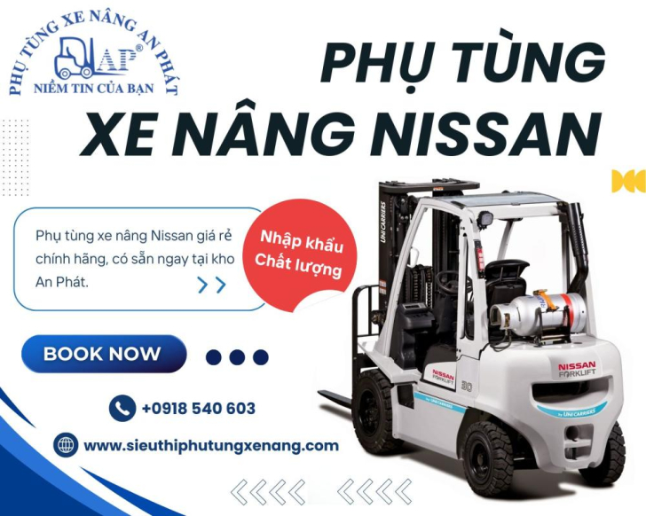 Phụ tùng xe nâng Nissan giá rẻ chính hãng uy tín ngay tại TPHCM