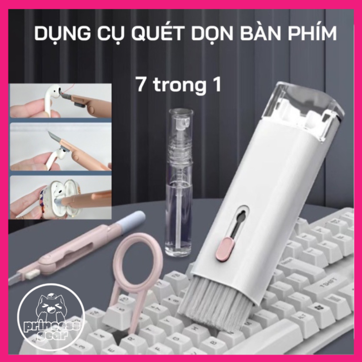 Bộ dụng cụ vệ sinh bàn phím cơ 7in1 mà bạn nên có