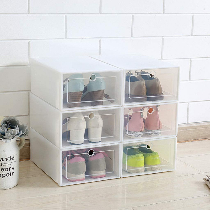 Tiếc chi vài chục nghìn sắm hộp đựng giày: Nhà gọn hơn, giày cũng được bảo quản tốt