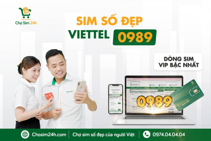 Sim số đẹp Viettel 0989 - TRƯỜNG CỬU PHÁT TRƯỜNG CỬU