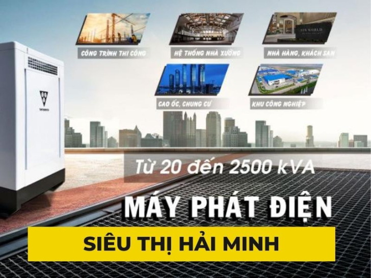 Máy phát điện công nghiệp Cummins có đặc điểm gì nổi bật?