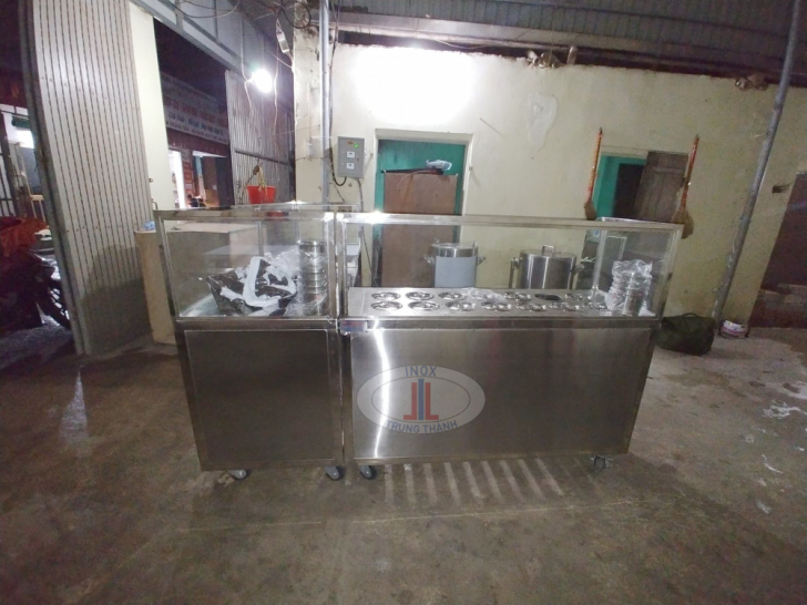 Đánh giá tủ inox bán cháo dinh dưỡng - thiết kế tiện dụng trong các cửa hàng