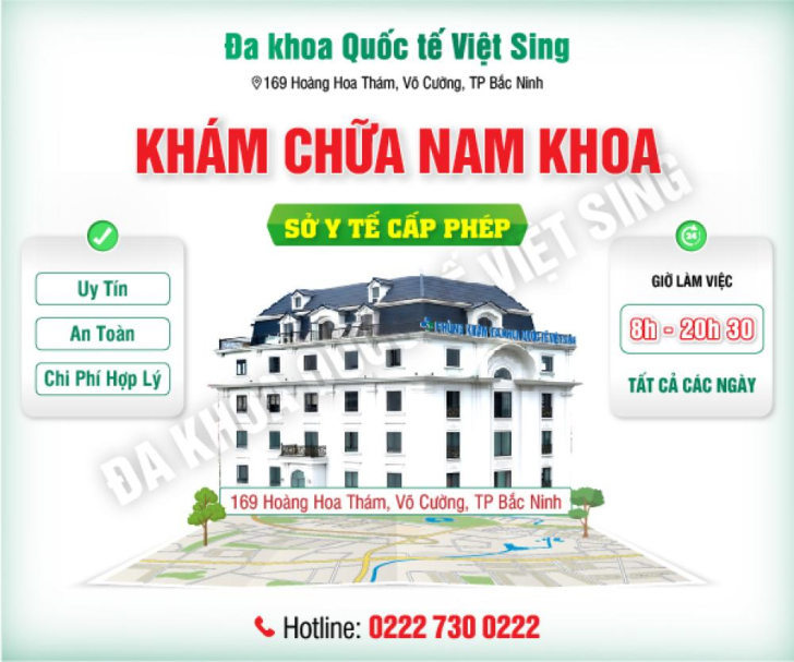 Phòng khám Đa khoa Quốc tế Việt Sing – Đồng hành cùng sức khỏe nam giới