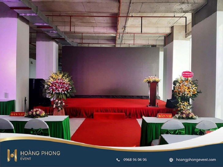 BỎ TÚI LƯU Ý KHI THUÊ SÂN KHẤU SỰ KIỆN
