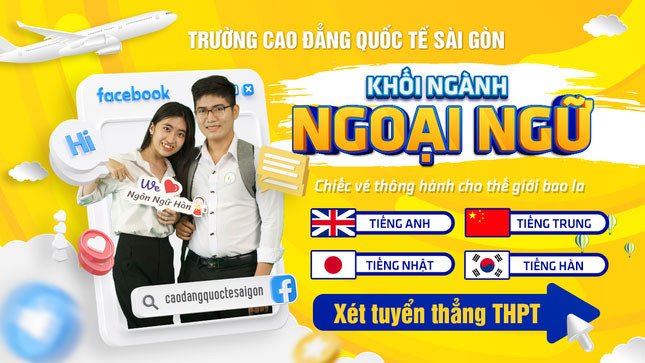 Cao đẳng Quốc tế Sài Gòn miễn giảm 50% học phí năm 2023 cho các sĩ tử 2k5
