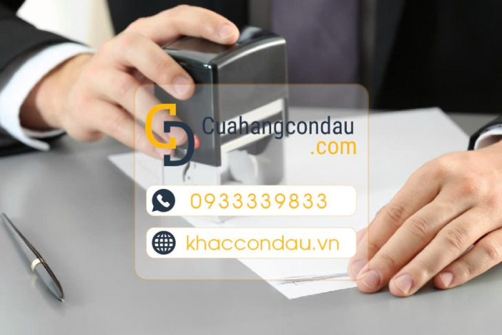Cửa hàng con dấu dịch vụ khắc dấu lấy liền