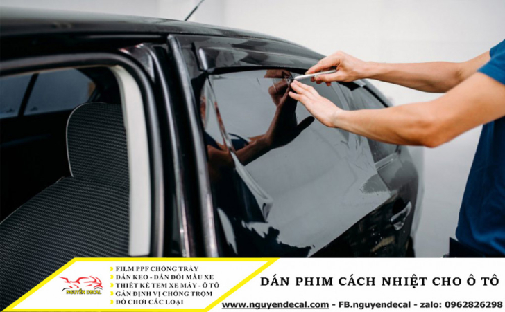 Dán phim cách nhiệt cho xe ô tô phù hợp với luât