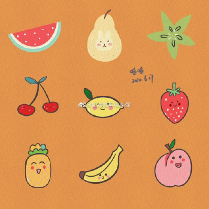 Tranh tô màu hoa quả trái cây đơn giản đẹp nhất dành cho các bé