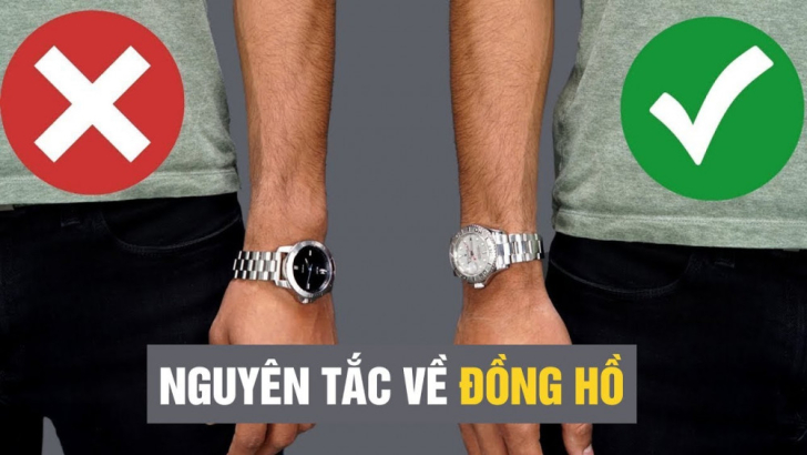 Bỏ túi nguyên tắc đeo đồng hồ đúng chuẩn
